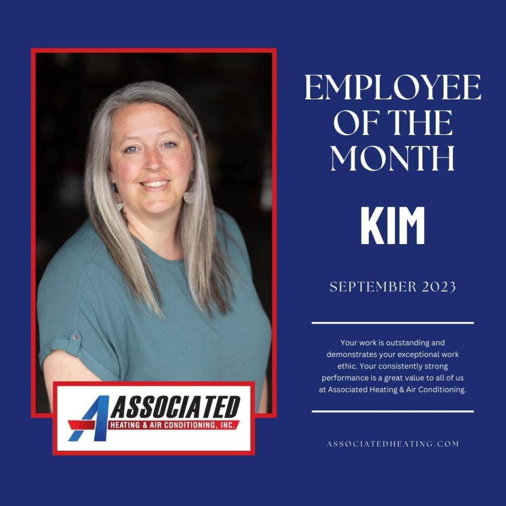 Celebrating excellence with our Employee of the Month Award at Associated Heating & Air Conditioning